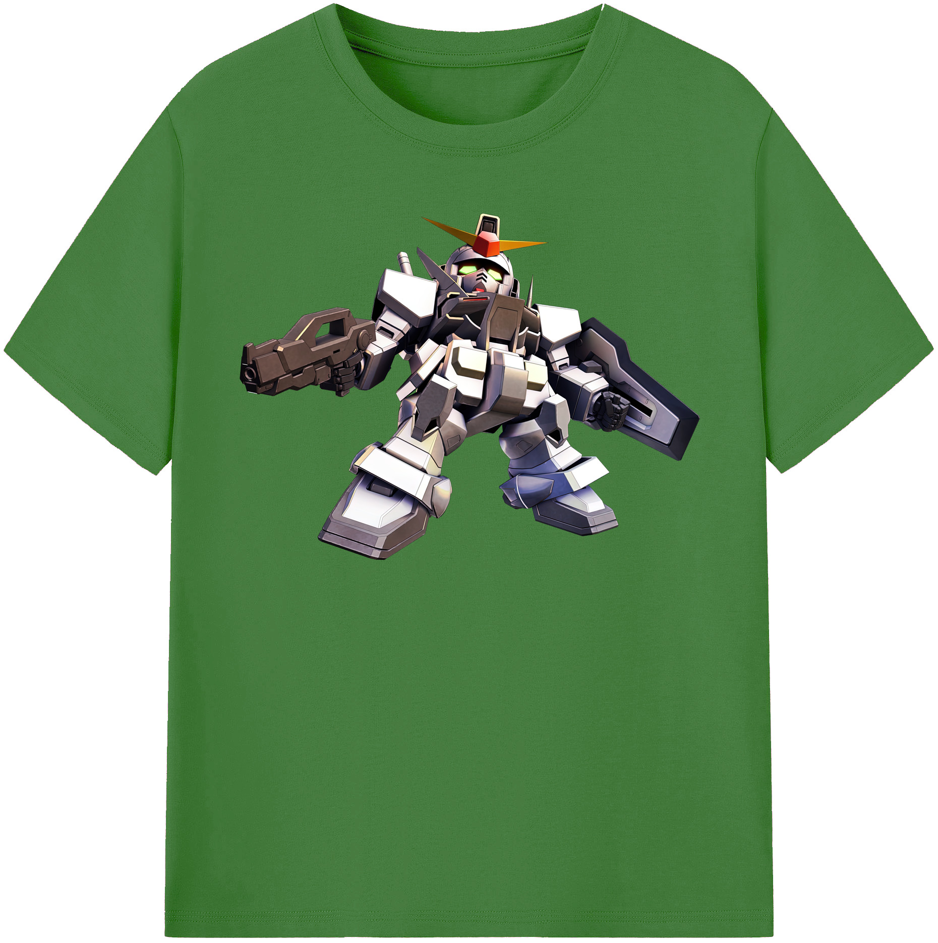 （画像用） 機動戦士ガンダム Mobile Suit Gundam レディースカジュアルプリントTシャツ（綿100％）